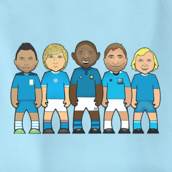 Manchester is Blue Football Legends - Inspired by Manchester City FC