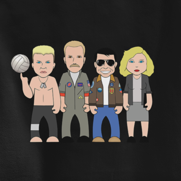 80's Maverick Pilot - Inspired by Top Gun