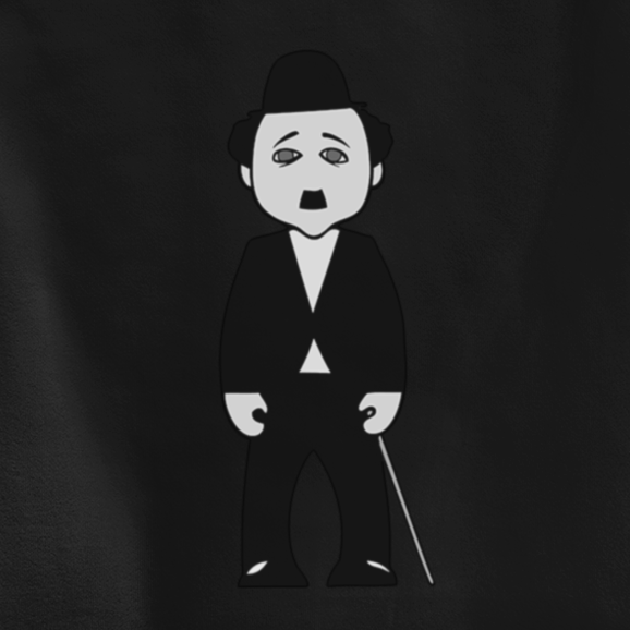 Black & White Tramp - Inspired by Charlie Chaplin